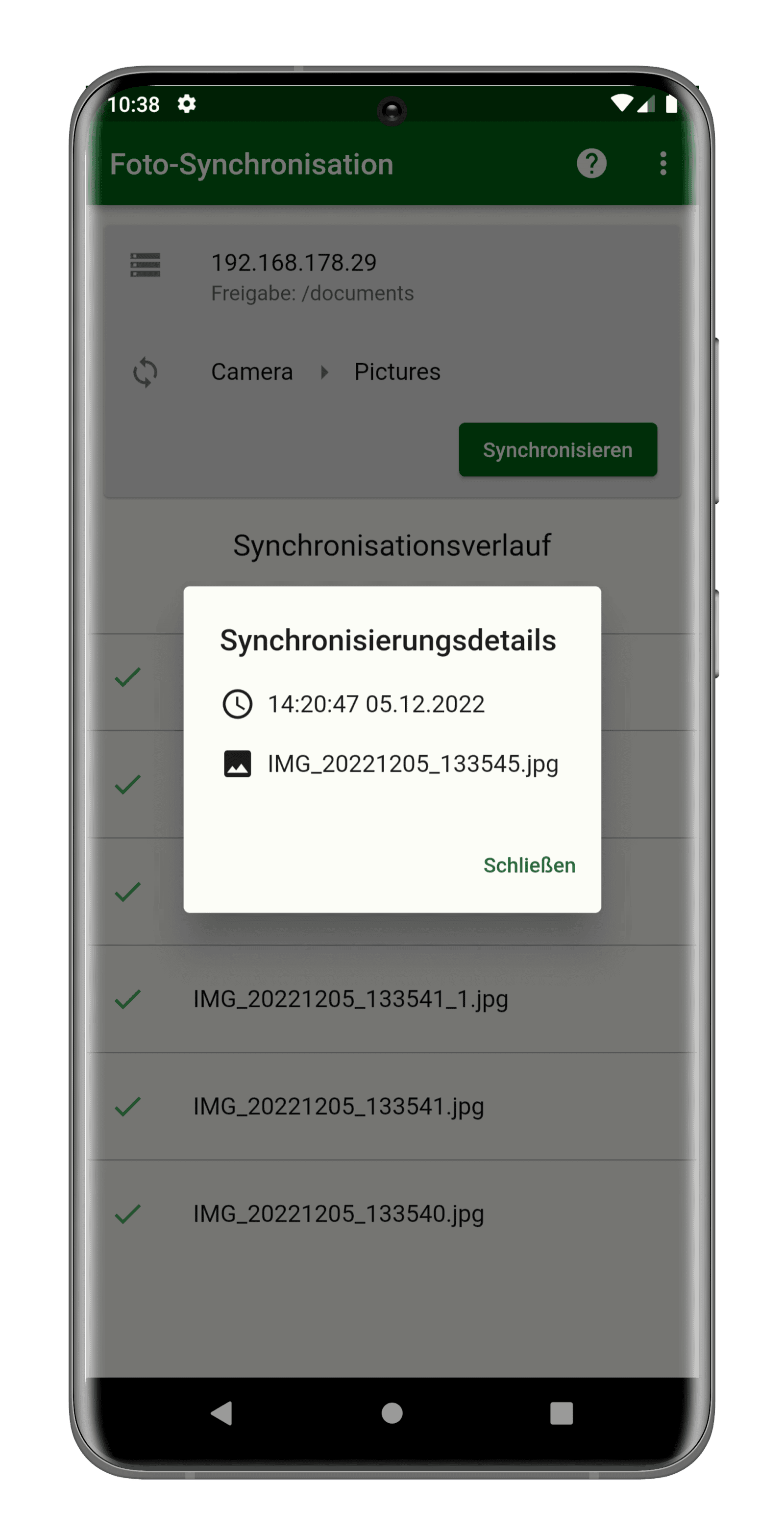 Synchronisation Details