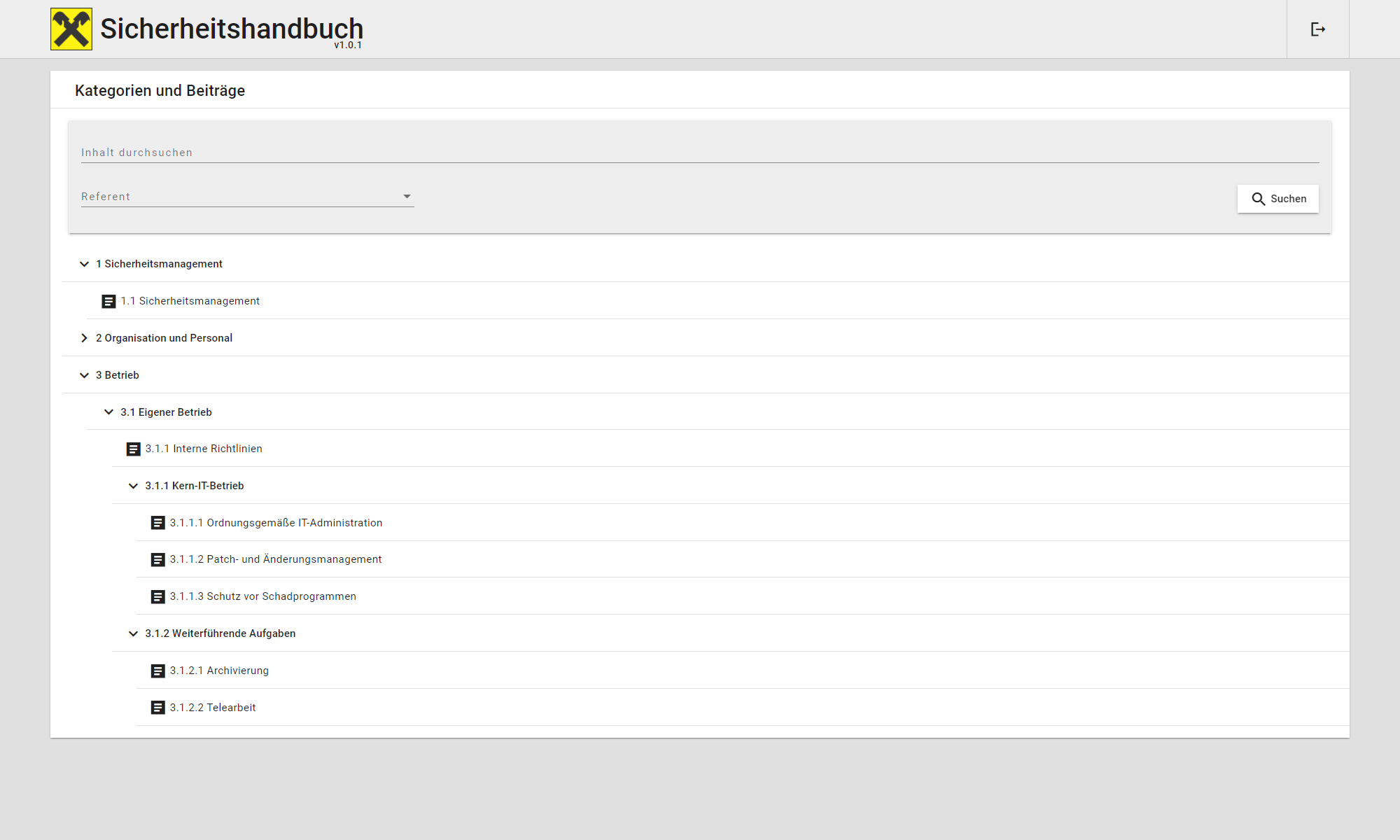 Navigation und Seitenübersicht